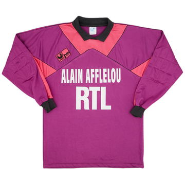 1990-91 Paris Saint-Germain GK Shirt #1 - 8/10 - (XL)