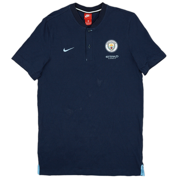 2017-18 Manchester City Nike Polo Shirt - 6/10 - (M)