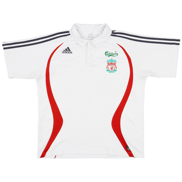 2006-07 Liverpool adidas Polo Shirt - 7/10 - (L/XL)