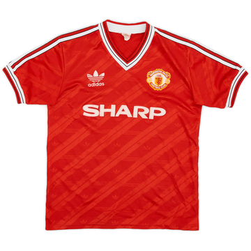 1986-88 Manchester United Home Shirt - 6/10 - (M)