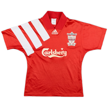 1991-92 Liverpool Home Shirt - 5/10 - (M.Boys)