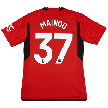 2023-24 Manchester United Home Shirt Mainoo #37 - 10/10 - (M)