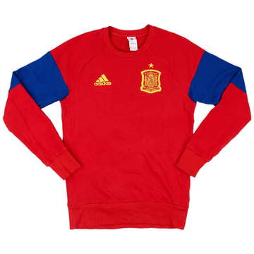 2015-16 Spain adidas Sweat Top - 9/10 - (S)