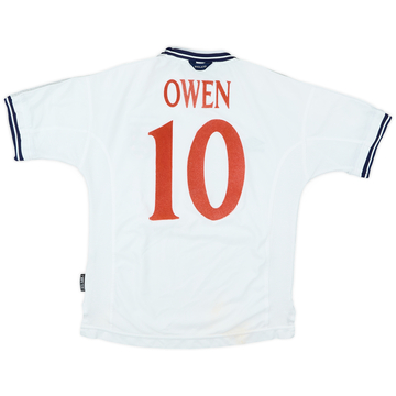 1999-01 England Home Shirt Owen #10 - 6/10 - (Y)