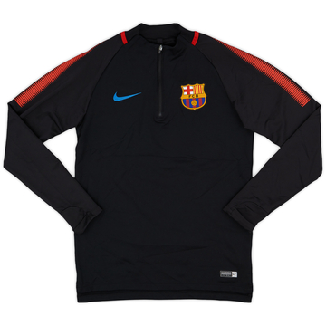 2017-18 Barcelona Nike 1/4 Zip Training Top - 8/10 - (S)