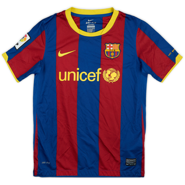 2010-11 Barcelona Home Shirt - 8/10 - (M.Boys)