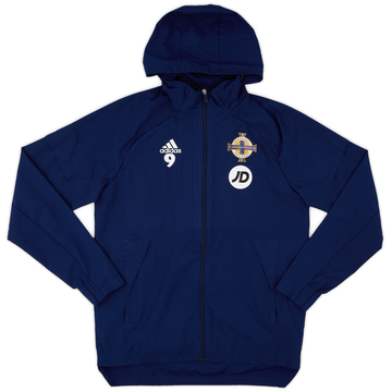 2019-20 Northern Ireland Player Issue adidas Track Jacket - 8/10 - (S)