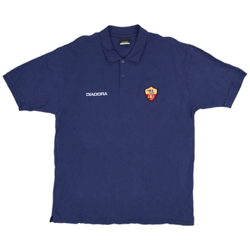 1999-00 Roma Diadora Polo Shirt - 9/10 - (XXL)