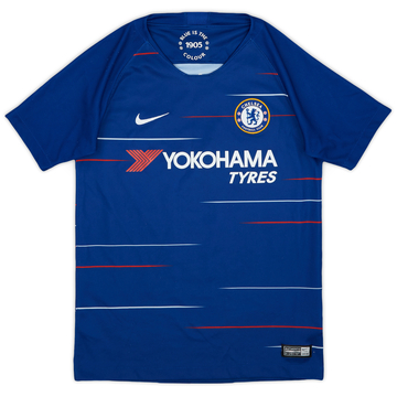 2018-19 Chelsea Home Shirt - 9/10 - (M.Boys)