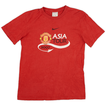 2007-08 Manchester United 'Asia Tour 2007' Graphic Tee - 5/10 - (M)