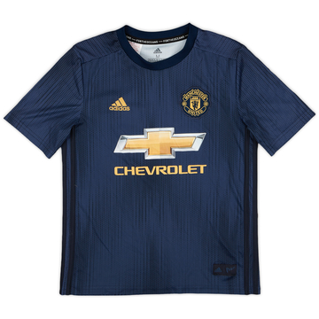 2018-19 Manchester United Third Shirt - 9/10 - (M.Boys)