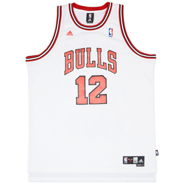 2006-10 Chicago Bulls Hinrich #12 adidas Swingman Home Jersey - 6/10 - (XXL)