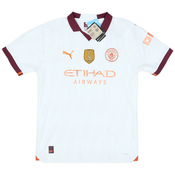 2023-24 Manchester City Player Issue Away European Shirt