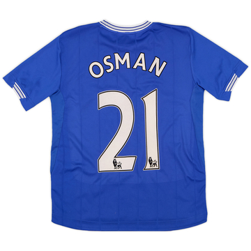 2009-10 Everton Home Shirt Osman #21 - 7/10 - (XL.Boys)
