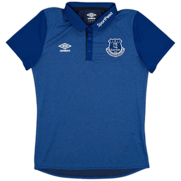 2017-18 Everton Umbro Polo Shirt - 9/10 - (M)