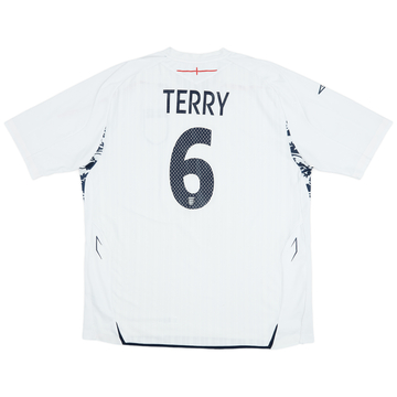 2007-09 England Home Shirt Terry #6 - 6/10 - (XXL)