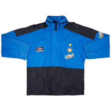 1992-93 Inter Milan Umbro Hooded Rain Jacket - 8/10 - (L)