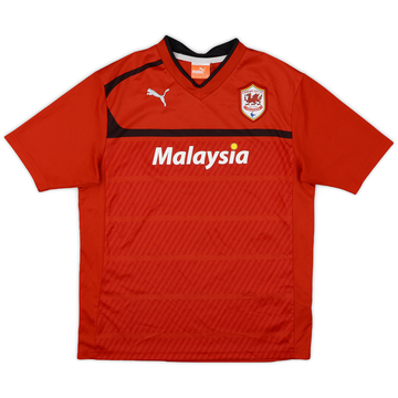 2013-14 Cardiff Home Shirt - 7/10 - (XL.Boys)