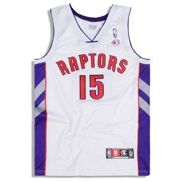 1999-04 Authentic Toronto Raptors Carter #15 Champion Jersey (Home) M
