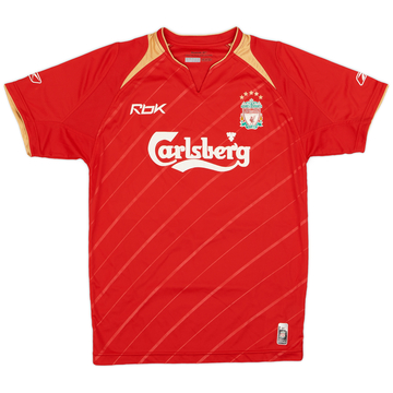 2005-06 Liverpool CL Home Shirt - 7/10 - (XS)