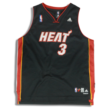 2006-08 Miami Heat Wade #3 adidas Swingman Jersey (Away) Y