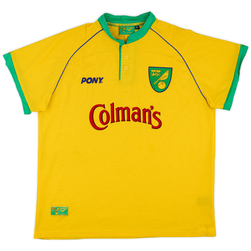1997-99 Norwich Home Shirt - 9/10 - (XL)