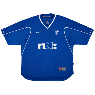 1999-01 Rangers Home Shirt - 7/10 - (XL)