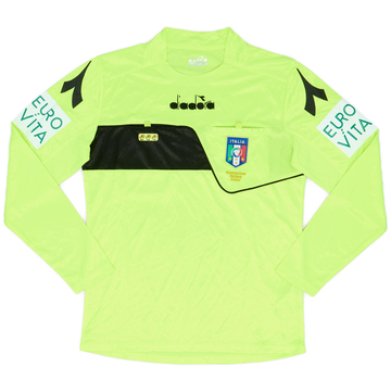 2017-18 Italy Diadora Referee L/S Shirt - 9/10 - (S)