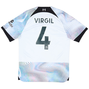 2022-23 Liverpool Away Shirt Virgil #4