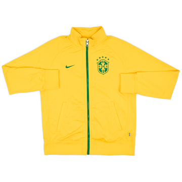 2014-15 Brazil Nike Track Jacket - 9/10 - (XL.Boys)