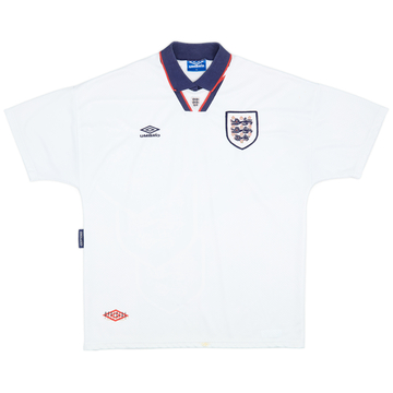 1993-95 England Home Shirt - 6/10 - (XL)