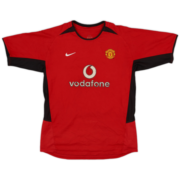 2002-04 Manchester United Home Shirt - 7/10 - (XL.Boys)