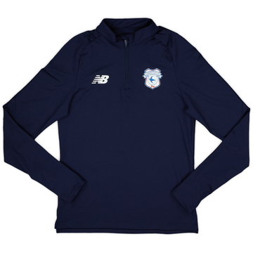 2022-24 Cardiff City New Balance 1/4 Zip Drill Top - 10/10 - (M)