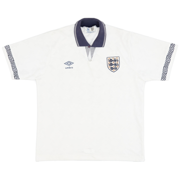 1990-92 England Home Shirt - 7/10 - (L)