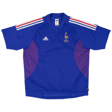 2002-04 France 'Signed' Home Shirt - 6/10 - (XL)