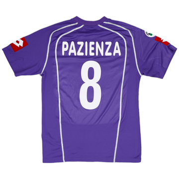 2006-07 Fiorentina Match Worn Home Shirt Pazienza #8