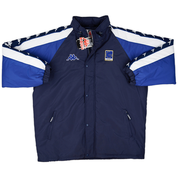 2000-01 KRC Genk Kappa Padded Hooded Bench Coat (3XL)