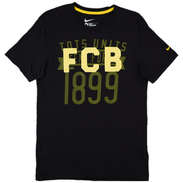 2013-14 Barcelona Nike Cotton Tee - 8/10 - (M)
