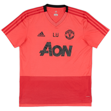 2018-19 Manchester United Staff Issue Training Shirt LU - 7/10 - (M)