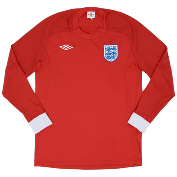 2010-11 England Away L/S Shirt - 9/10 - (L)