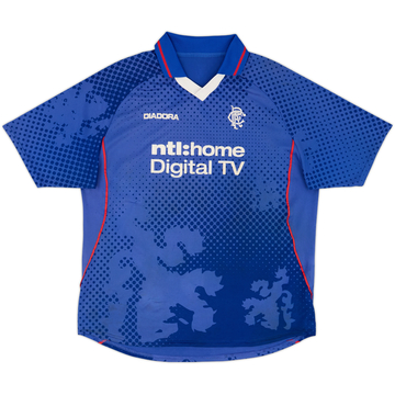 2002-03 Rangers Home Shirt - 8/10 - (XL)