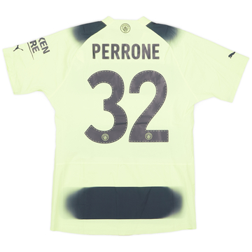 2022-23 Manchester City Match Issue FA Cup Third Shirt Perrone #32