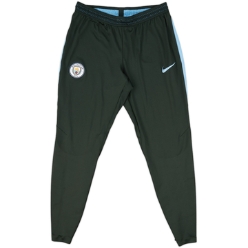 2017-18 Manchester City Nike Track Pants/Bottoms - 8/10 - (M)