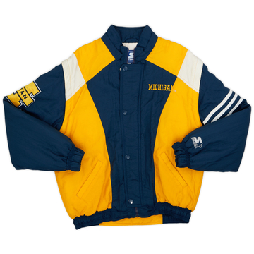 1990s Michigan Wolverines Starter Rain Coat - 6/10 - (XL.Boys)