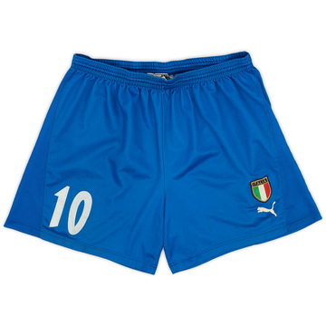 2003-04 Italy Player Issue Away Shorts #10 - 6/10 - (XL)