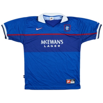 1997-99 Rangers Home Shirt - 6/10 - (XL.Boys)