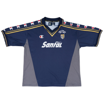 2001-02 Parma 'Signed' Finale TIM Cup Third Shirt - 7/10 - (XL)