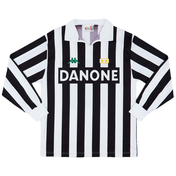 1992-94 Juventus Basic Home L/S Shirt #10 - 6/10 - (L)