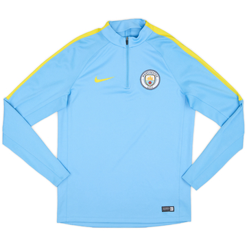 2016-17 Manchester City Nike 1/4 Zip Training Top - 7/10 - (M)