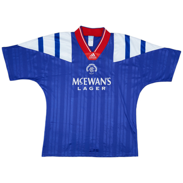 1992-94 Rangers Home Shirt - 8/10 - (XL)